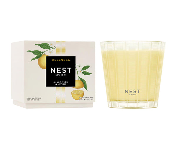 nest fragrances Sunlit Yuzu & Neroli 3-Wick Candle | The Official Home of NEST NEW YORK