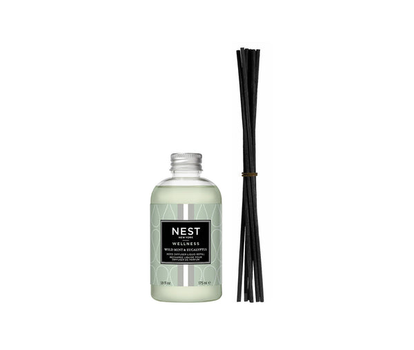 nest fragrances Wild Mint & Eucalyptus Reed Diffuser Liquid Refill | The Official Home of NEST NEW YORK