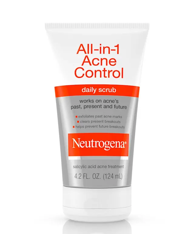 neutrogena All-in-1 Acne Control Daily Face Scrub | Neutrogena®