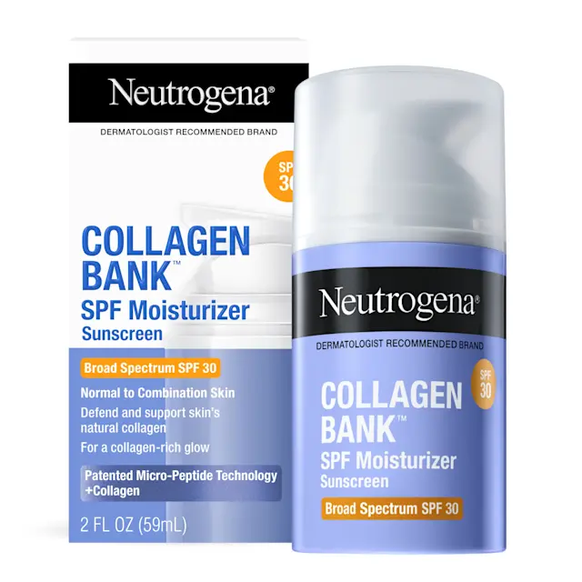 neutrogena Collagen Bank Face Moisturizer with SPF 30 Sunscreen