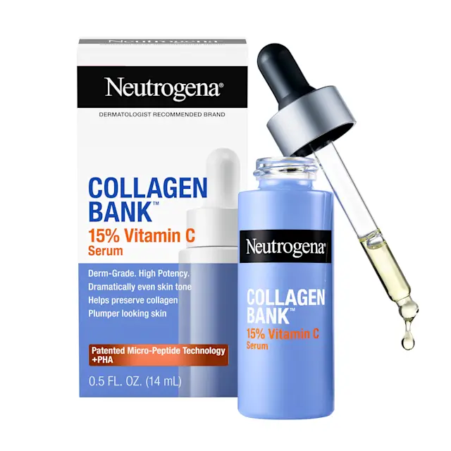 neutrogena Collagen Bank Vitamin C Serum Fragrance Free 0.5 oz