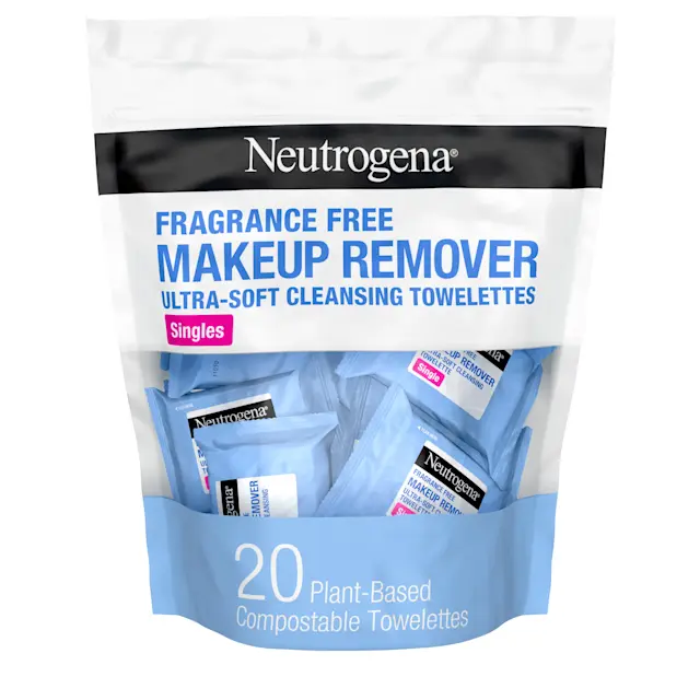 neutrogena Fragrance-Free Makeup Remover For Sensitive Skin Singles