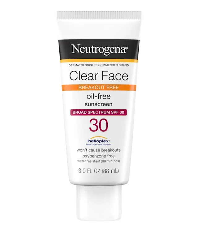 neutrogena Fragrance-Free Sunscreen Lotion For Acne-Prone Skin SPF 30