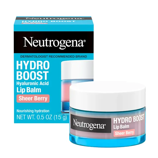 neutrogena Hydro Boost Hyaluronic Acid Lip Balm Sheer Berry