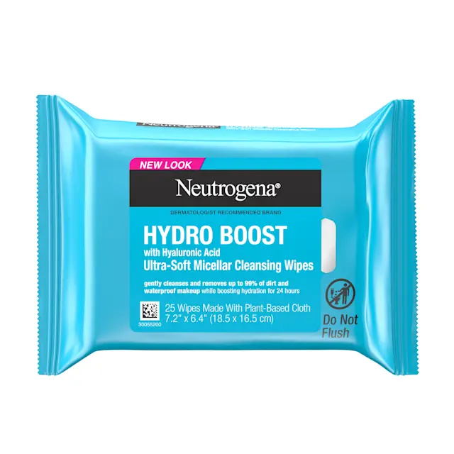 neutrogena Hydro Boost Makeup Wipes with Hyaluronic Acid | Neutrogena®