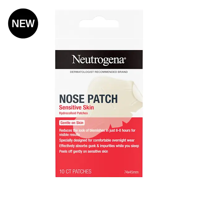 neutrogena Hydrocolloid Nose Acne Patches for Sensitive Skin 10 ct