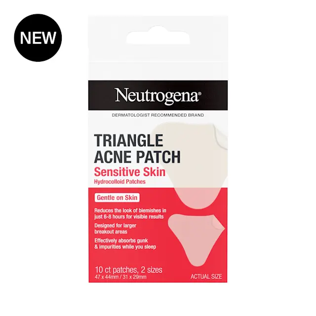 neutrogena Hydrocolloid Triangle Acne Patches Sensitive Skin 10 ct