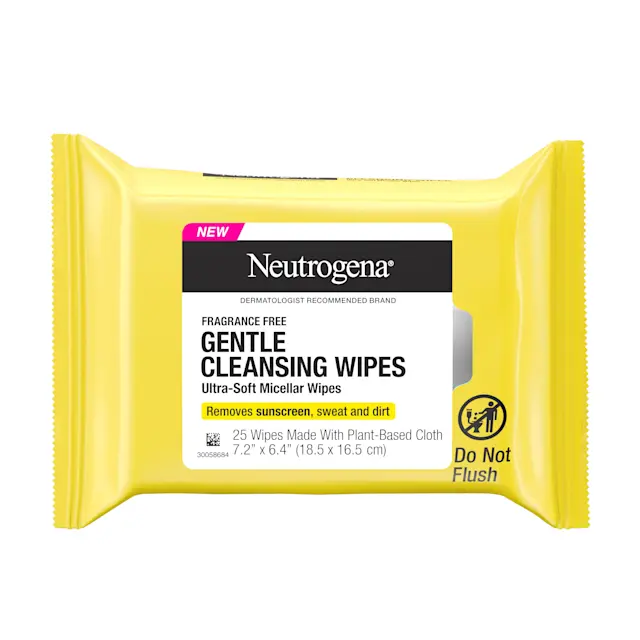 neutrogena Neutrogena Gentle Micellar Face Cleansing Wipes Fragrance Free 25 ct