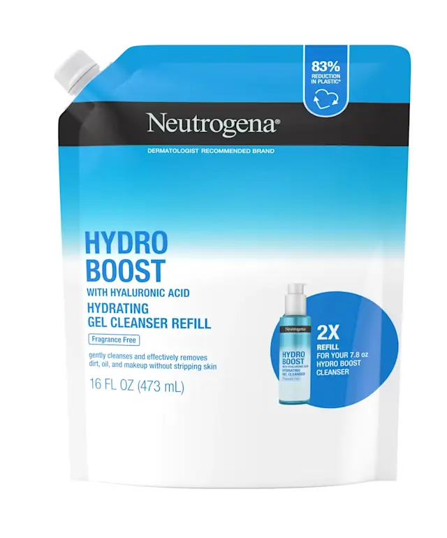 neutrogena Neutrogena Hydro Boost Cleansing Gel Fragrance Free Refill