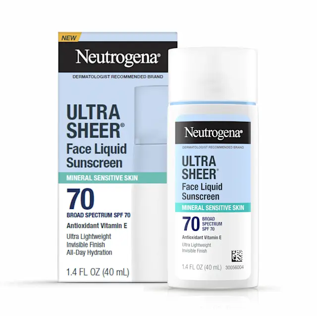 neutrogena Neutrogena Ultra Sheer Face Liquid SPF 70 Sunscreen 1.4 oz