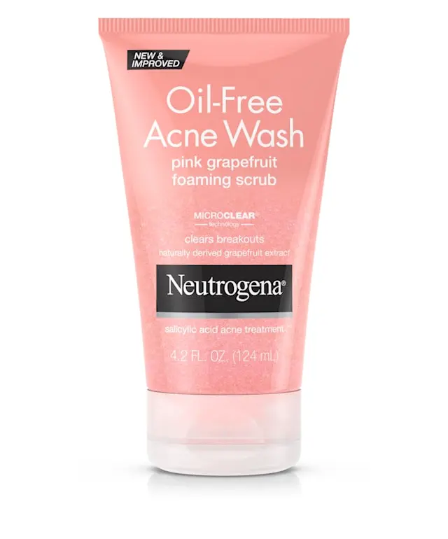 neutrogena Oil-Free Acne Wash Pink Grapefruit Foaming Scrub 4.2 oz