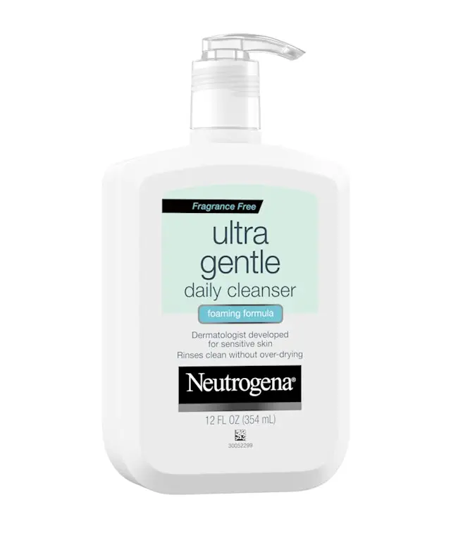 neutrogena Ultra Gentle Daily Face Cleanser For Sensitive Skin