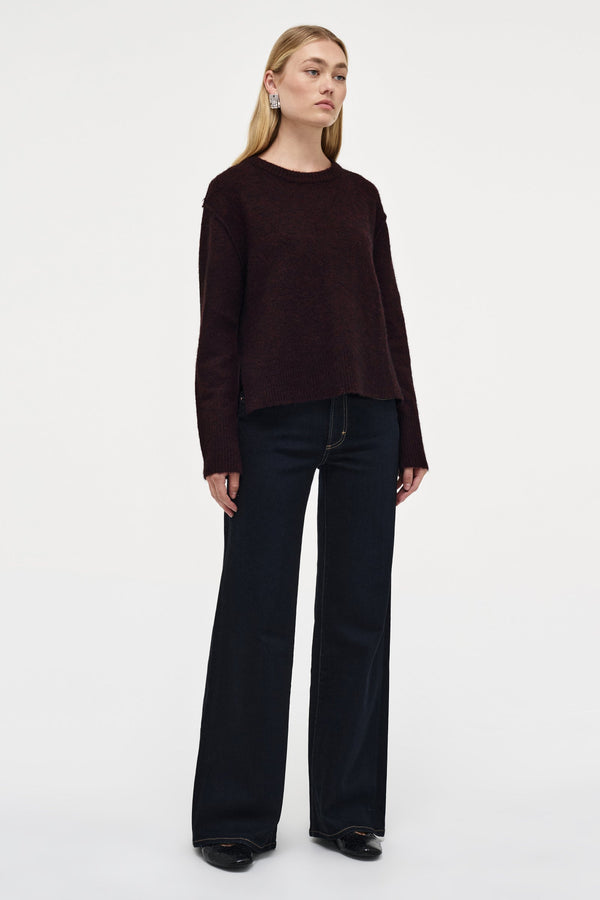 Neuw Alpaca Blend Crew - Pinot