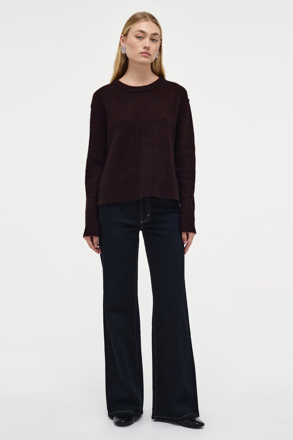 Neuw Alpaca Blend Crew - Pinot