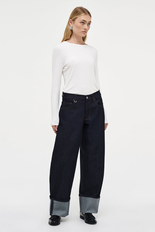 neuw AM Ribbed Longsleeve Tee - White