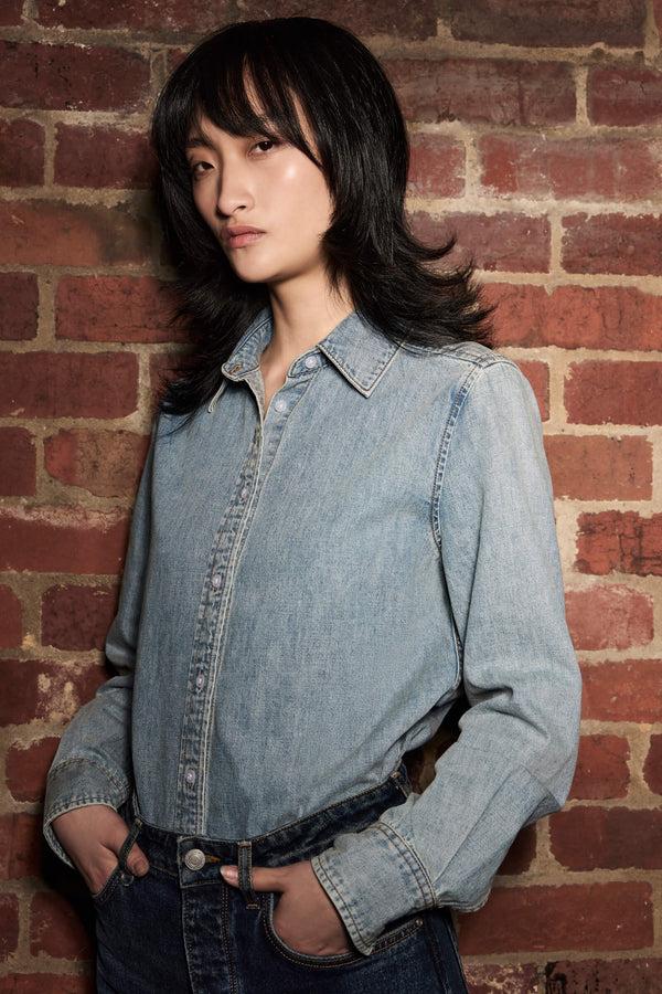 Neuw Bessette Shirt - Indigo Dust