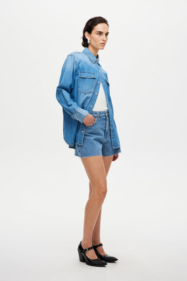 Neuw Bowery Denim Shirt - Vision