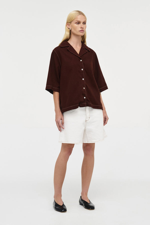 Neuw Cabana Shirt - Espresso