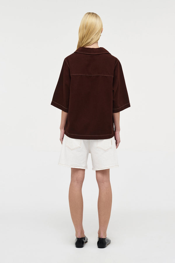Neuw Cabana Shirt - Espresso