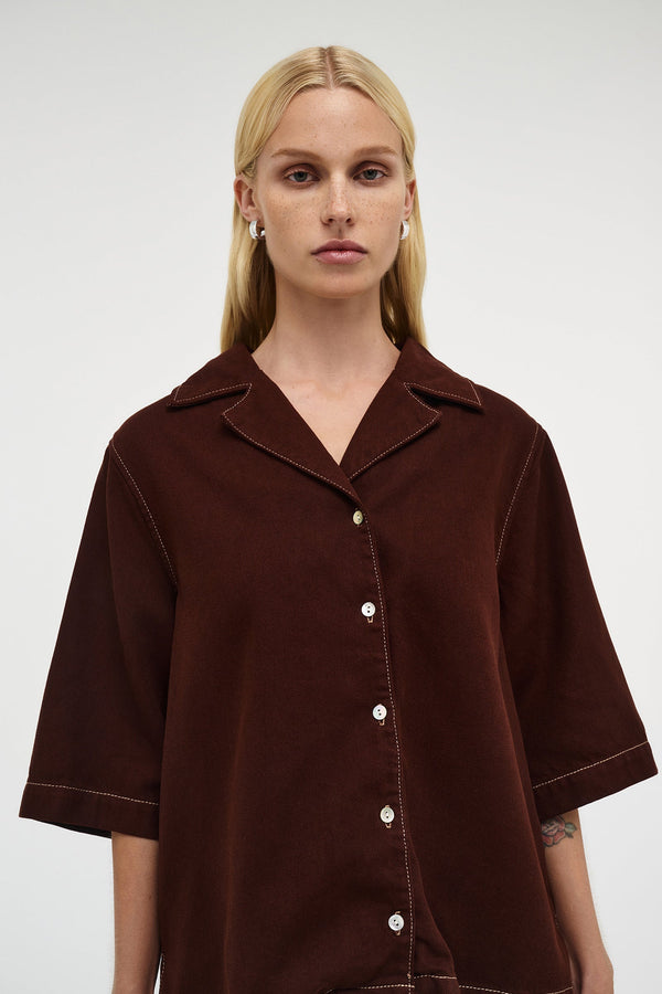 Neuw Cabana Shirt - Espresso