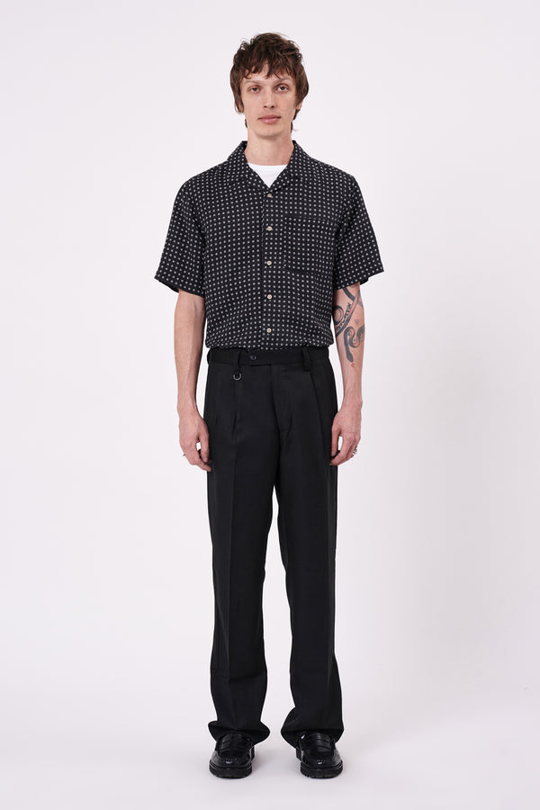 neuw Cave Relaxed Pleat Wool - Black