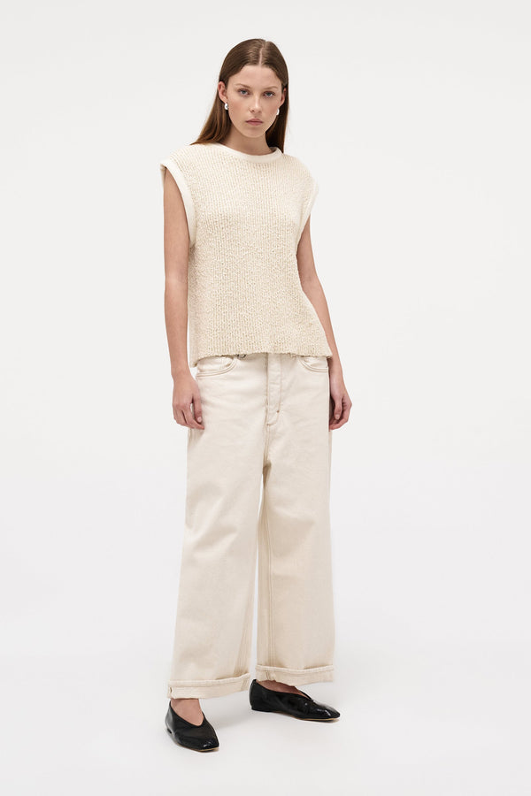 Neuw Cecil Knit Top - Cream