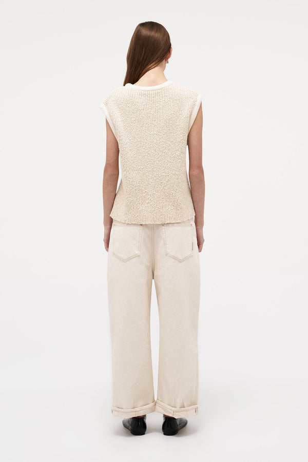 Neuw Cecil Knit Top - Cream