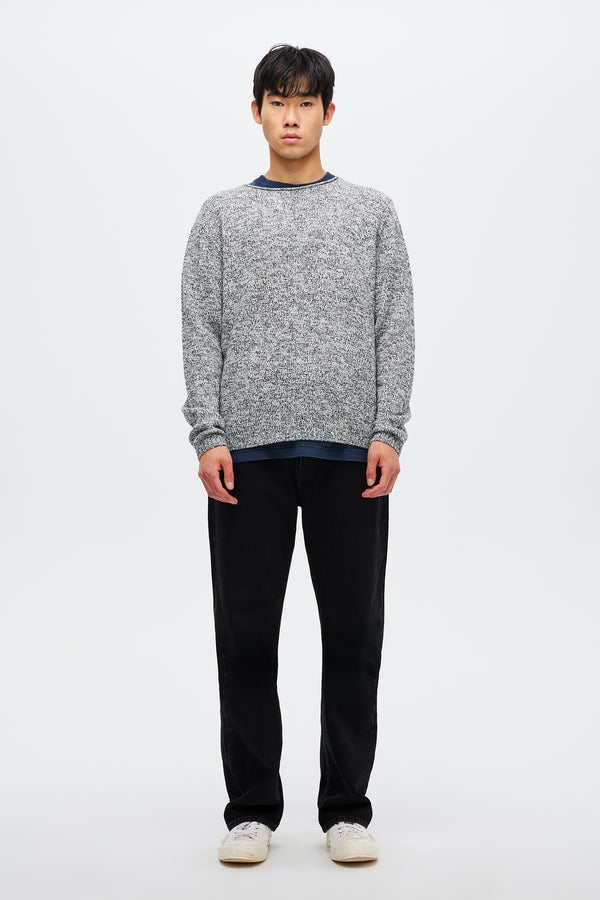 neuw Chain Knit Crew - Ash Grey