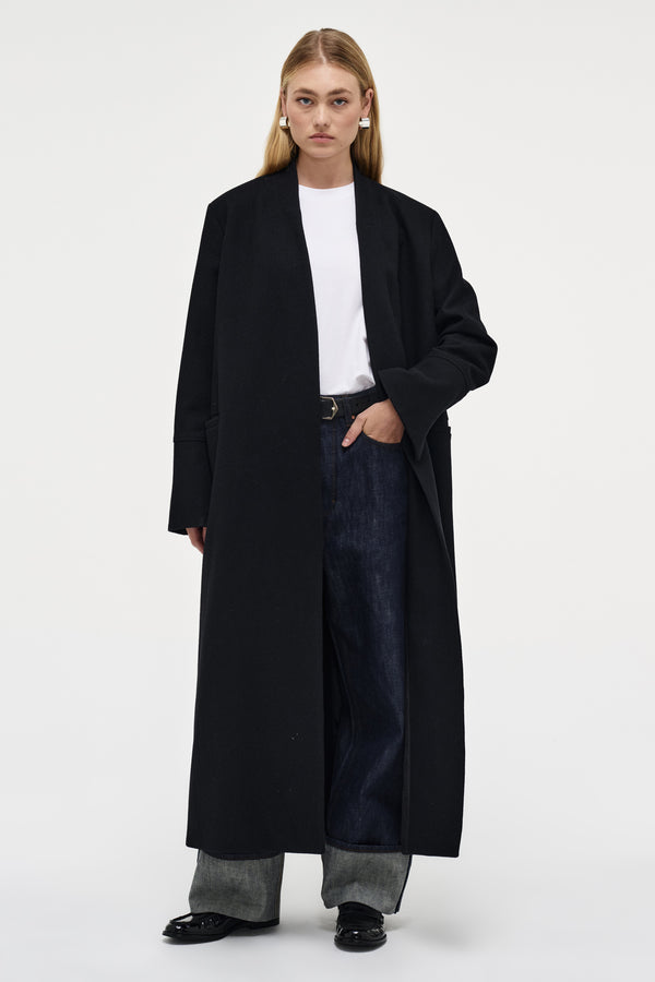 Neuw Cohen Wool Coat - Black