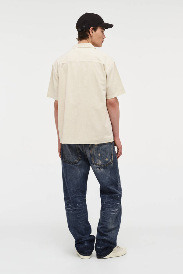 Neuw Cotton Crepe SS Shirt - Vintage White