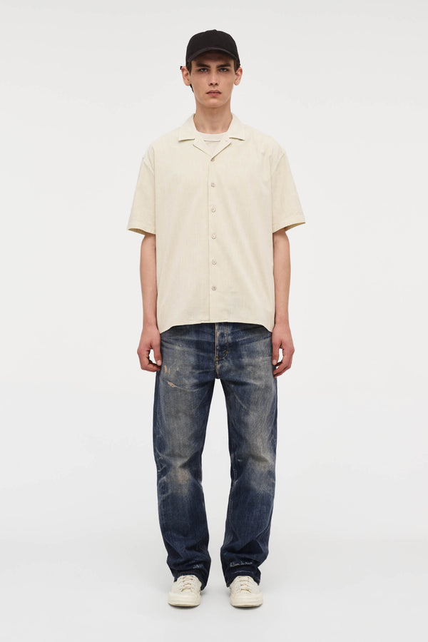 neuw Cotton Crepe SS Shirt - Vintage White