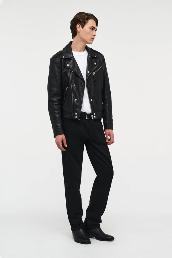Neuw Johnny Leather Biker - Black