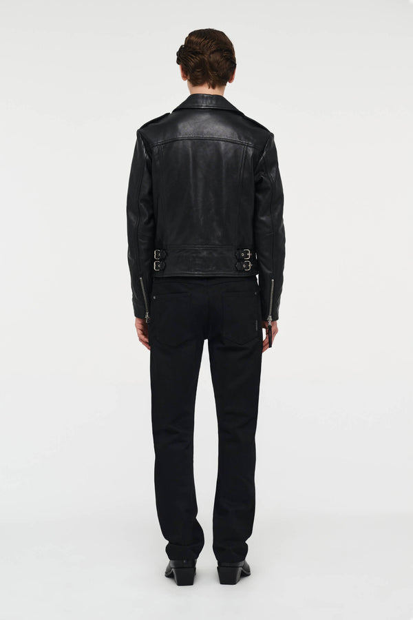 Neuw Johnny Leather Biker - Black