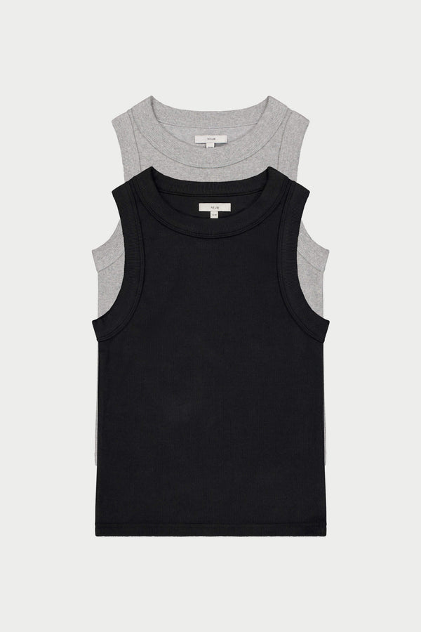 Neuw Jonesy Tank Bundle - Black & Grey