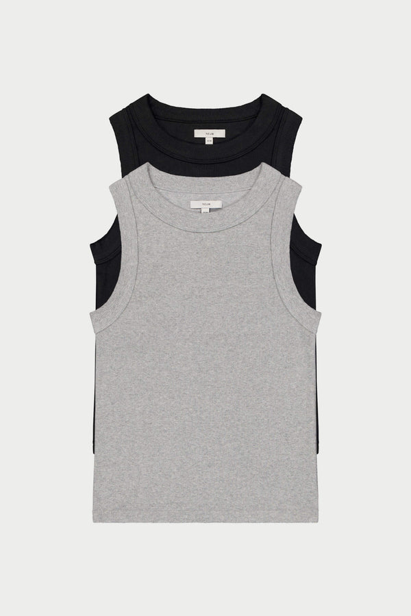 neuw Jonesy Tank Bundle - Black & Grey