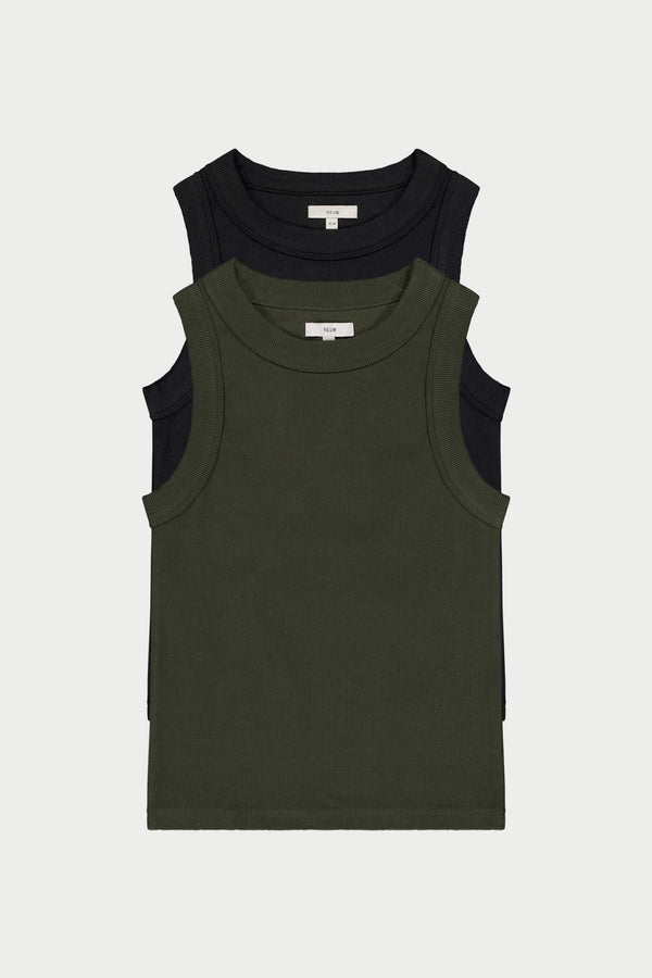 Neuw Jonesy Tank Bundle - Black & Military