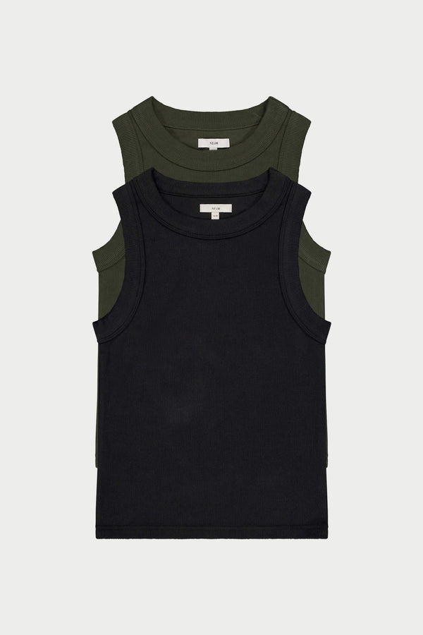 neuw Jonesy Tank Bundle - Black & Military