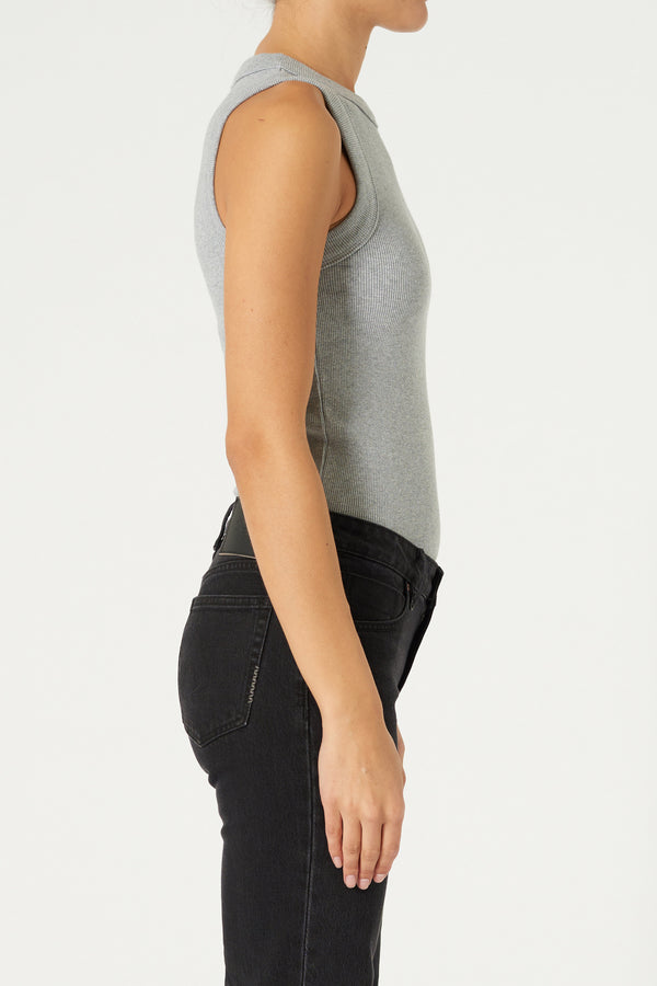 Neuw Jonesy Tank - Grey Marle