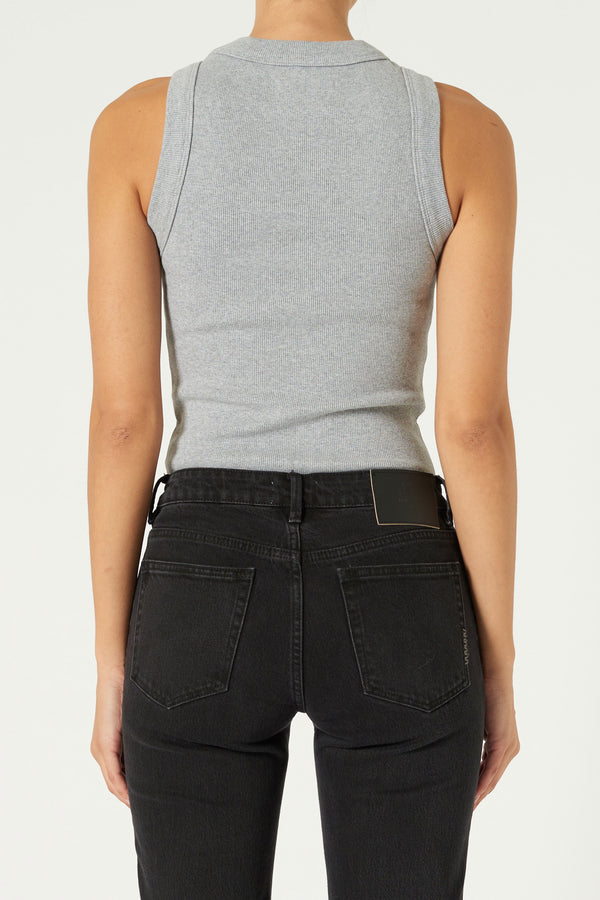 Neuw Jonesy Tank - Grey Marle