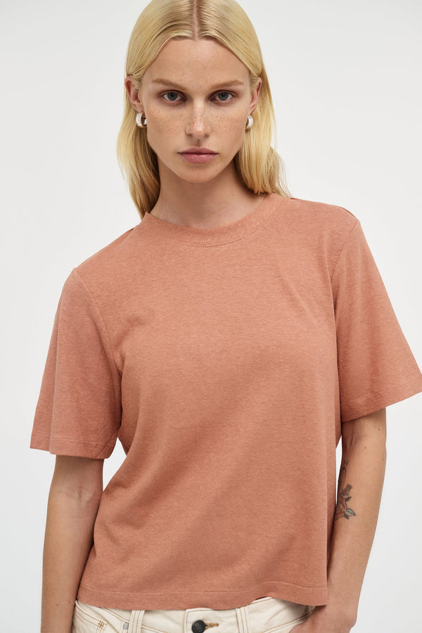 Neuw Juno Layer Tee - Terracotta