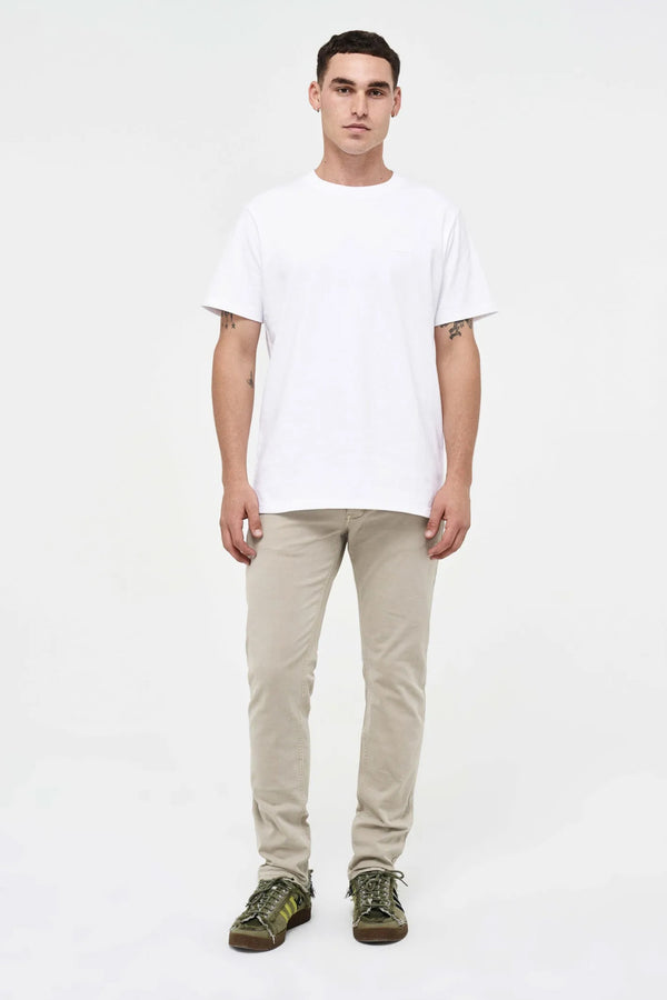 neuw Lou Slim Twill - Washed Stone