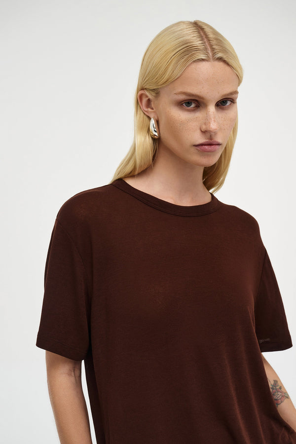 Neuw Lou Tissue Tee - Espresso