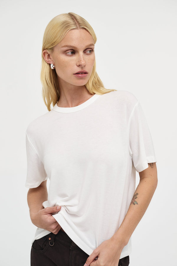 Neuw Lou Tissue Tee - White