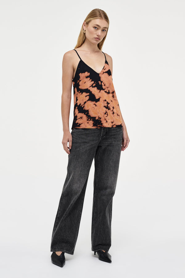 Neuw Mika Cami Bleached Black