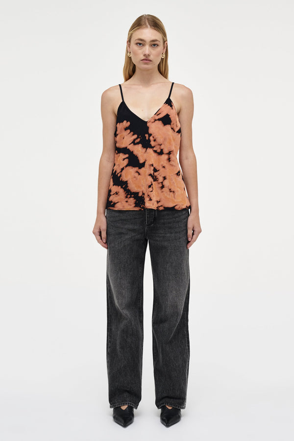 neuw Mika Cami Bleached Black