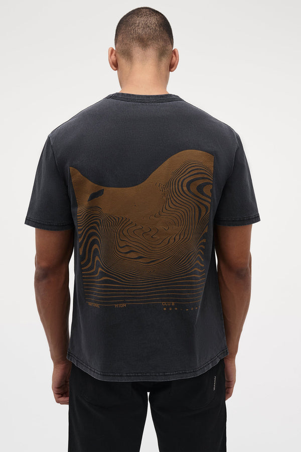 Neuw Natural High Tee - Washed Black