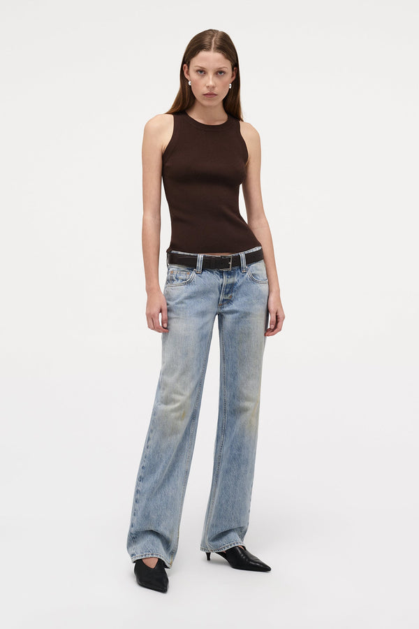 Neuw PM Knitted Singlet - Espresso