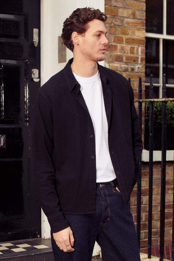 Neuw Regular Fit Shirt - Washed Black