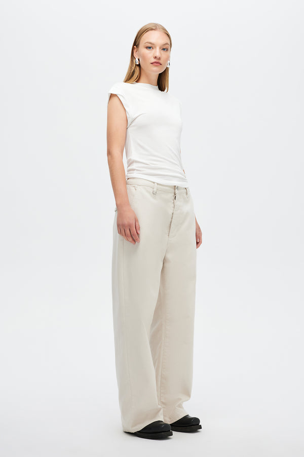 Neuw Yoko Baggy Pant - Bone