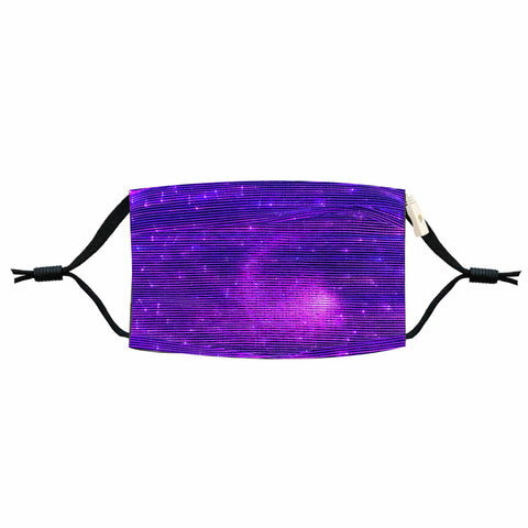 neva nude Black LED Color Changing Face Mask With PM Filter & Adjustable Ear Loops